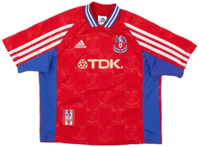 adidas 1998-99 Crystal Palace Home Shirt - 8/10 - (S.Boys)