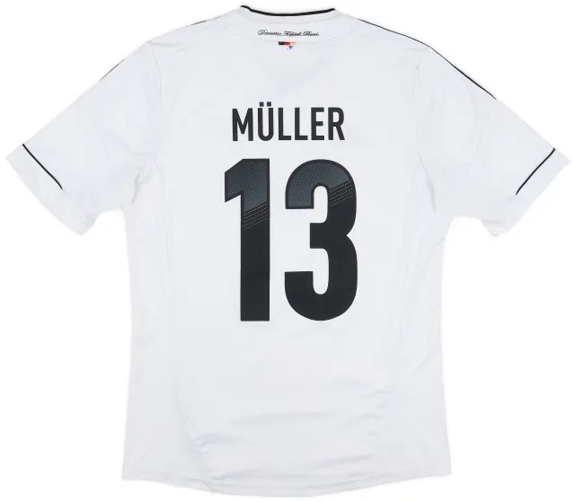 adidas 2012-13 Germany Home Shirt Muller #13 - 4/10 - (M)