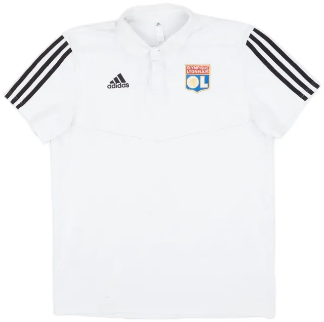 2018-19 Lyon adidas Polo Shirt - 6/10 - (L)
