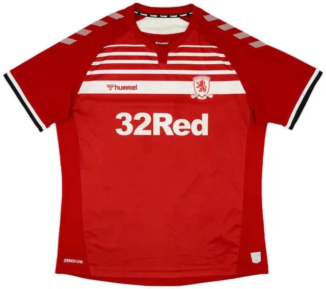 Hummel 2019-20 MIddlesbrough Home Shirt - 6/10 - (XXL)