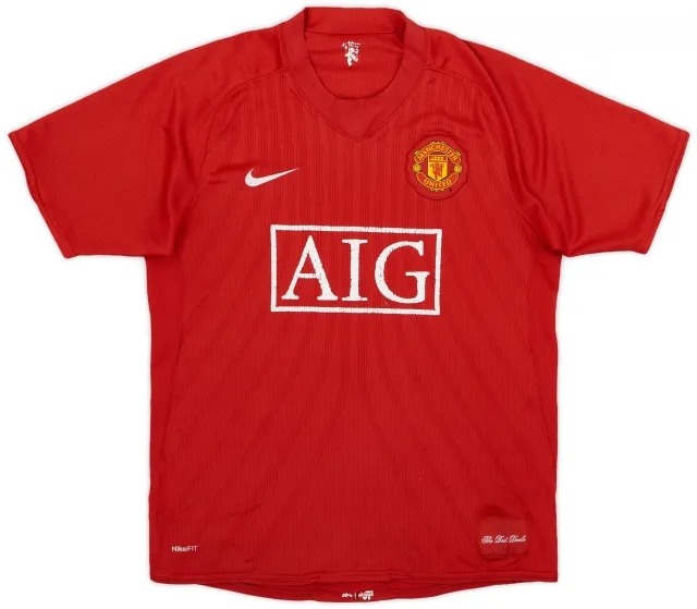 Nike 2007-09 Manchester United Home Shirt - 5/10 - (M)