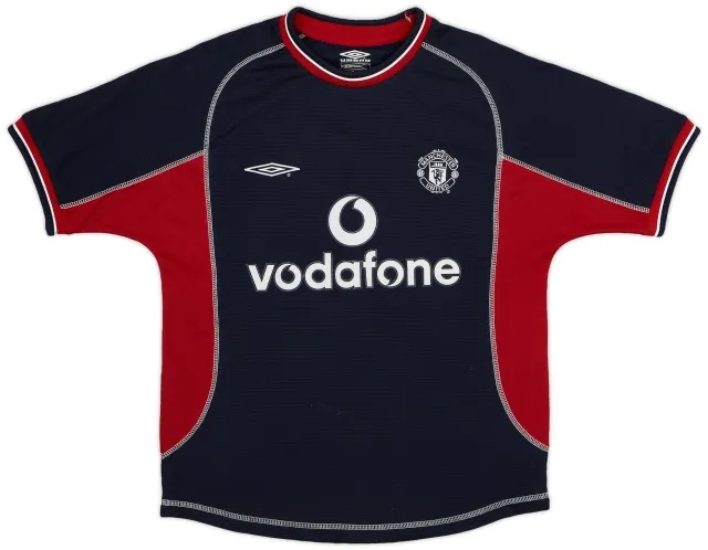 Umbro 2000-01 Manchester United Third Shirt - 8/10 - (XL.Boys)