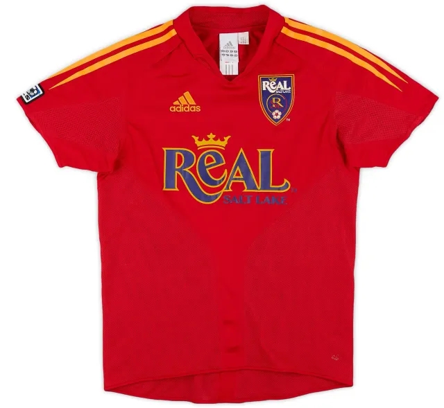 adidas 2005 Real Salt Lake Home Shirt - 8/10 - (L.Boys)