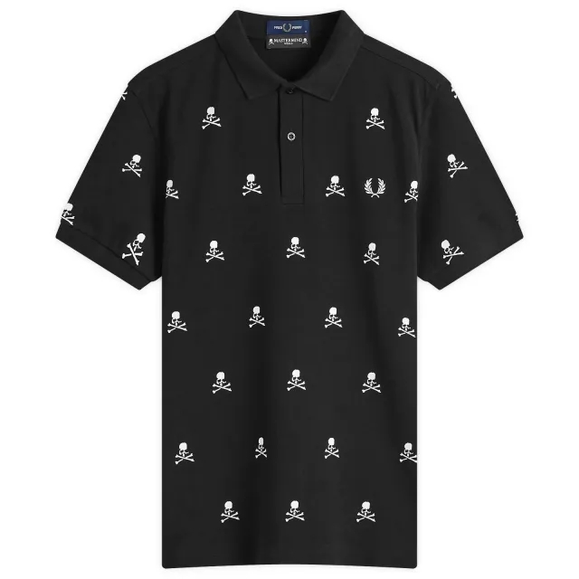 Fred Perry Men's x Mastermind Skull Polo Shirt Black