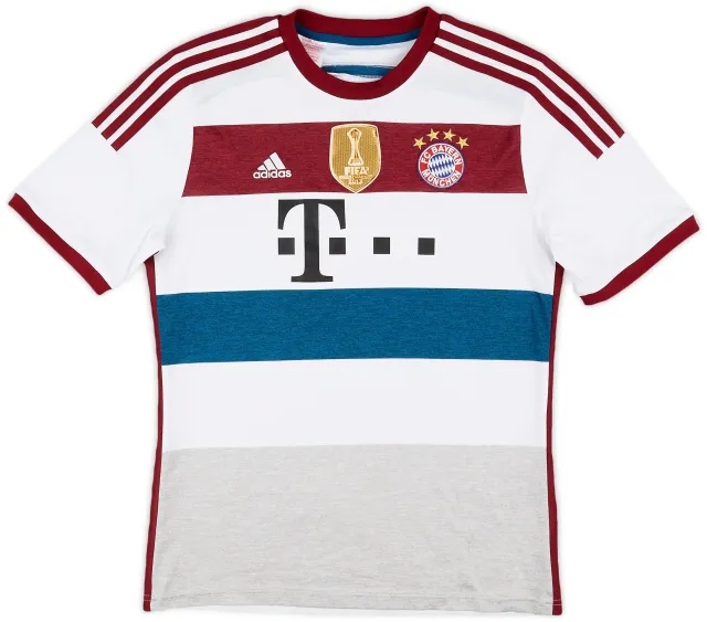 adidas 2014-15 Bayern Munich Away Shirt - 8/10 - (XL.Boys)