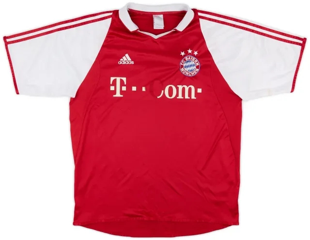 adidas 2004-05 Bayern Munich Home Shirt - 4/10 - (L)