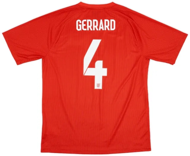 Nike 2014-15 England Away Shirt Gerrard #4 - 8/10 - (L)