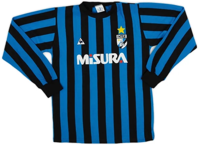 LeCoqSportif 1986-88 Inter Milan Home L/S Shirt #5 - 5/10 - (L.Boys)