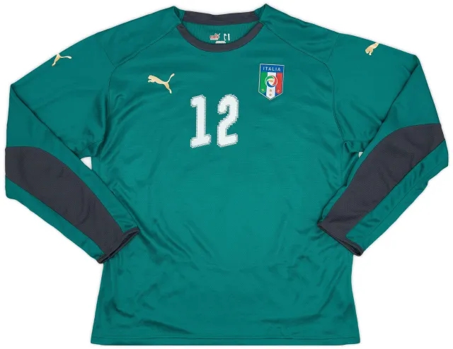 Puma 2008-09 Italy GK Shirt #12 - 6/10 - (XL)