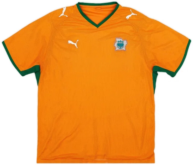Puma 2008-10 Ivory Coast Home Shirt - 7/10 - (XXL)