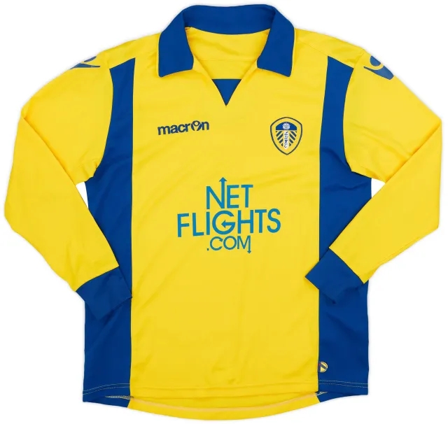 Macron 2009-10 Leeds United Away L/S Shirt - 8/10 - (L)