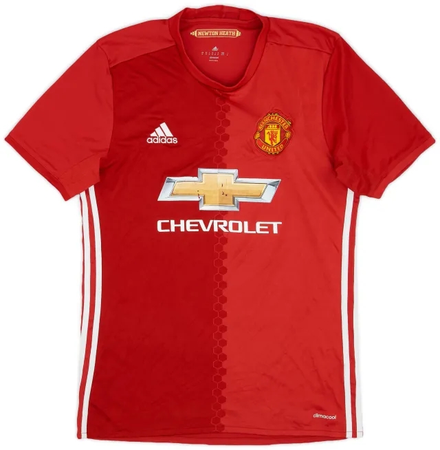 adidas 2016-17 Manchester United Home Shirt - 5/10 - (M)