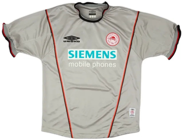 Umbro 2000-01 Olympiakos Away Shirt - 5/10 - (M)