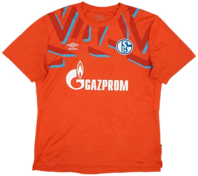 Umbro 2019-20 Schalke GK S/S Shirt - 7/10 - (XL)