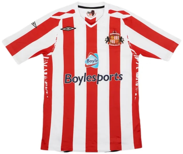 Umbro 2007-08 Sunderland Home Shirt - 8/10 - (S)