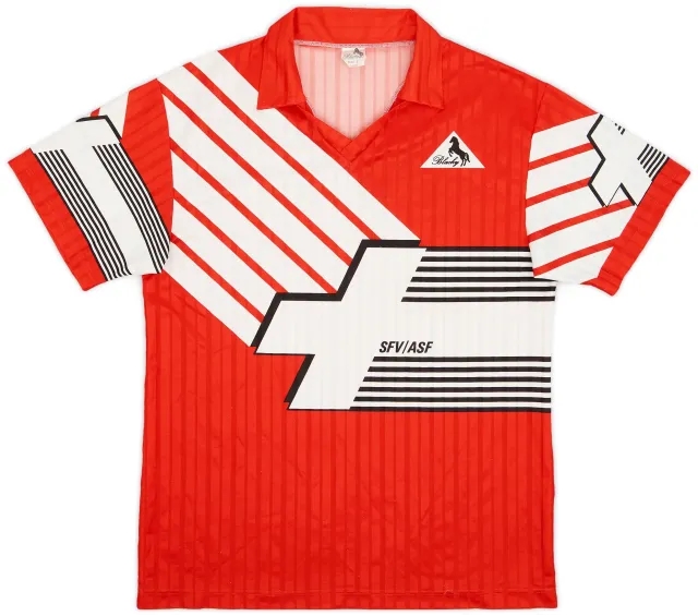 1990-92 Switzerland Home Shirt - 8/10 - (M)