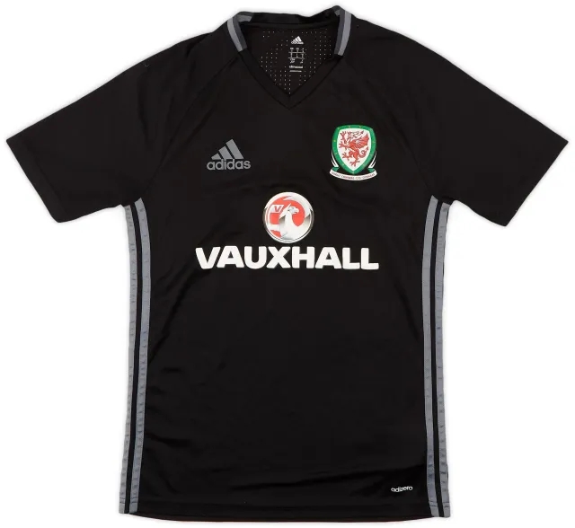 2016-17 Wales adidas Training Shirt - 9/10 - (S)