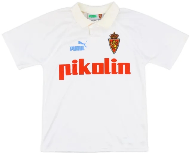 Puma 1994-95 Real Zaragoza Basic Home Shirt - 9/10 - (S)