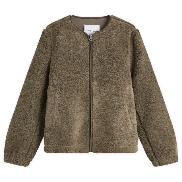Samsøe Samsøe Women's Saautum Fleece Jacket Bungee Cord