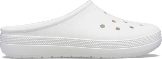 Crocs | Unisex | Classic Low Profile | Clogs | White | W9/M8