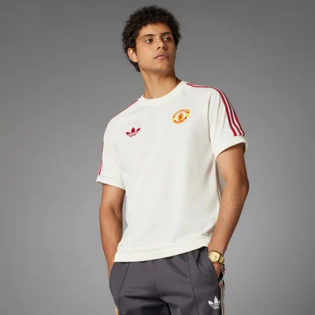 adidas Originals Manchester United 3 Stripe Tee