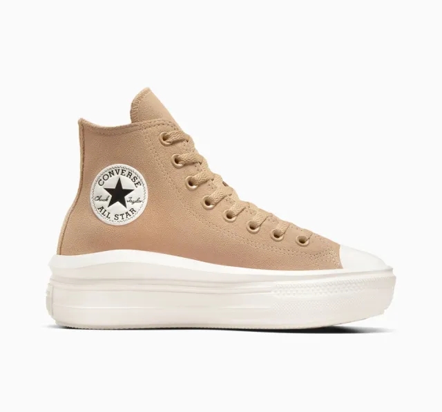 Sneakers Converse Chuck Taylor All Star Move Platform Colorful Suede Coffee Rum/ Egret/ Black Eur 37