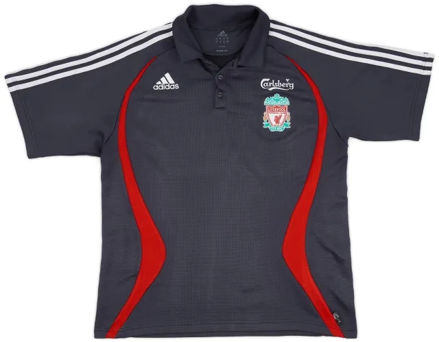 2006-07 Liverpool adidas Polo Shirt - 8/10 - (L/XL)