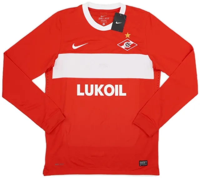 Nike 2010 Spartak Moscow Player Issue Cup Home L/S Shirt (L)