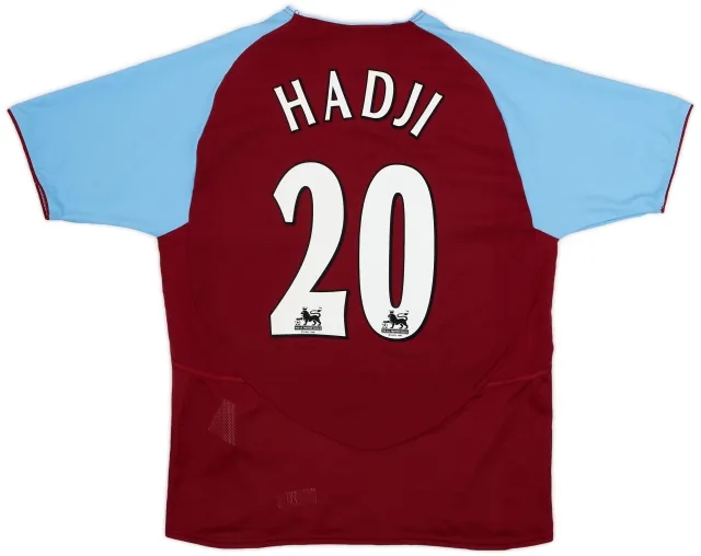 Diadora 2003-04 Aston Villa Home Shirt Hadji #20 - 7/10 - (S)
