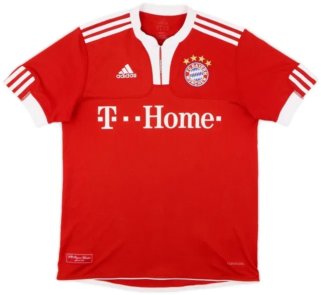 adidas 2009-10 Bayern Munich Home Shirt - 8/10 - (XL.Boys)