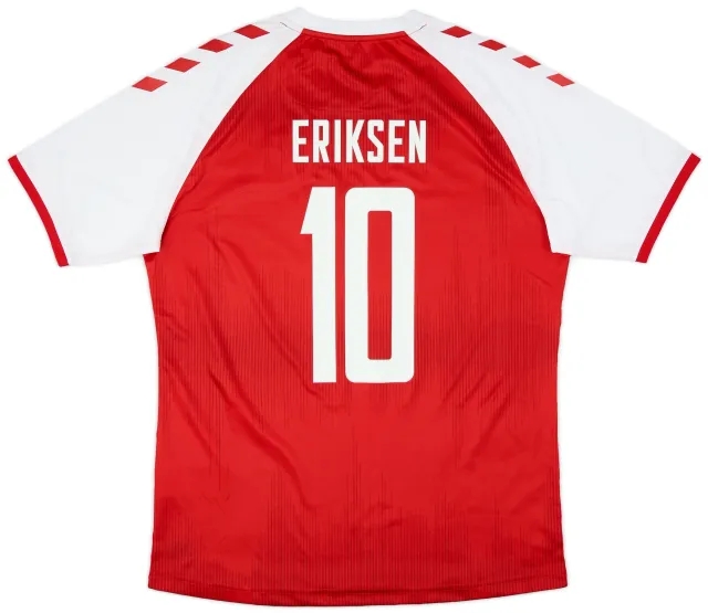 Hummel 2020-21 Denmark Home Shirt Eriksen #10 (XL)