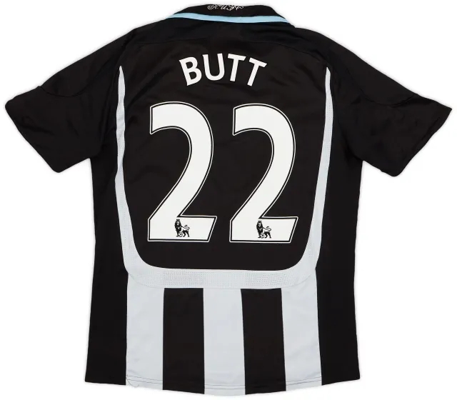 adidas 2007-09 Newcastle Home Shirt Butt #22 - 6/10 - (S)