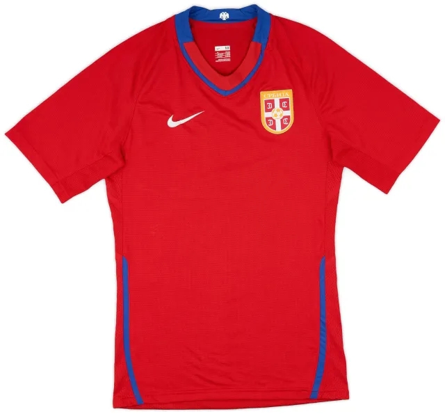 Nike 2008-10 Serbia Player Issue Home Shirt - 9/10 - (M)