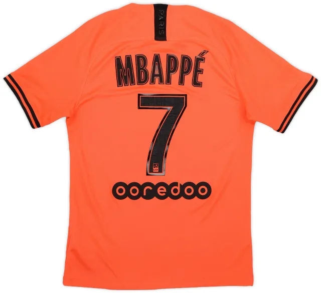 Nike 2019-20 Paris Saint-Germain Away Shirt Mbappe #7 - 7/10 - (S)