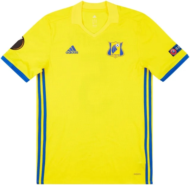 adidas 2016-17 FC Rostov Match Issue Europa League Home Shirt Terentev #5