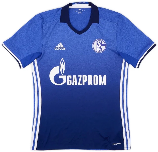 adidas 2016-18 Schalke Home Shirt - 8/10 - (S)