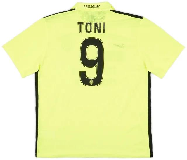 Nike 2015-16 Hellas Verona Third Shirt Toni #9 (XL)