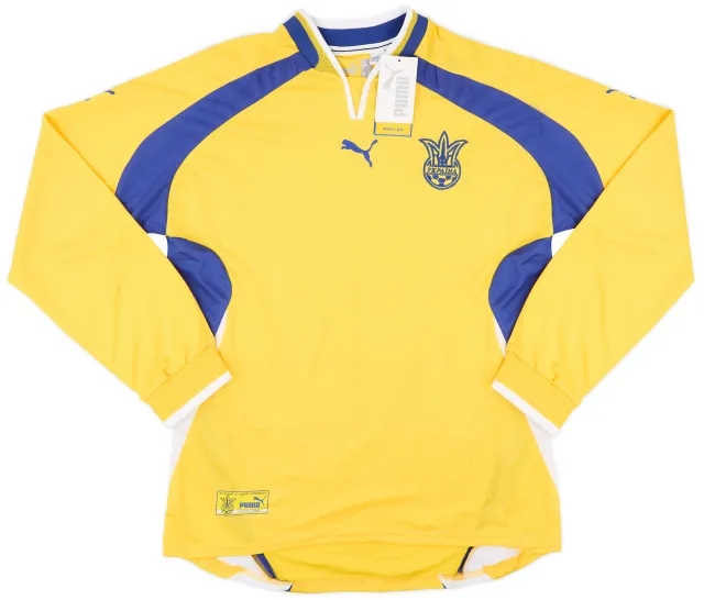 Puma 2000-02 Ukraine Home L/S Shirt (Women's M)