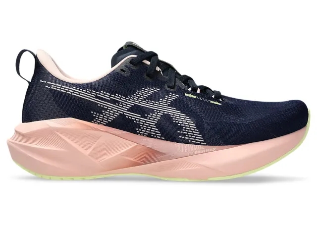 ASICS Novablast 5 Neutral Running Shoe Women - Dark Blue, Pink