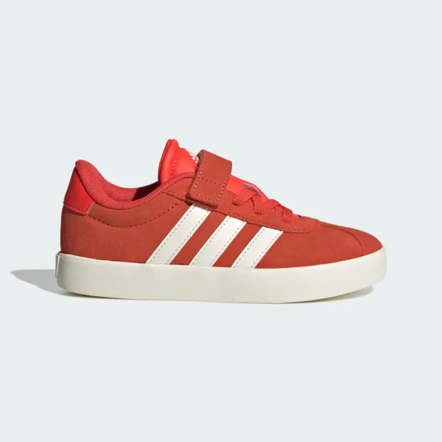 adidas  VL COURT 3.0 EL C  boys's Children's Shoes (Trainers) in Red