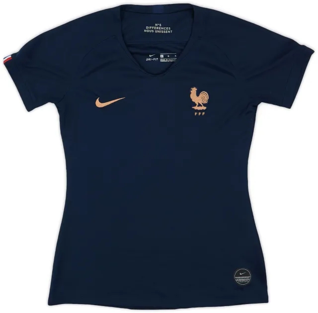 Nike 2019-20 France Women's Home Shirt - 9/10 - (Women's L)