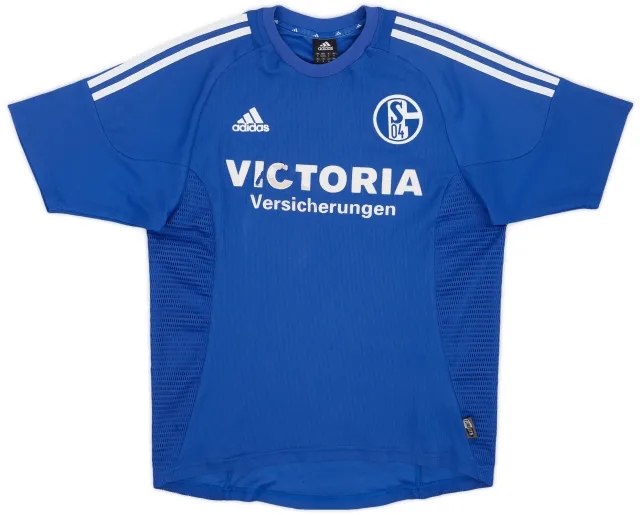 adidas 2002-04 Schalke Home Shirt - 5/10 - (S)