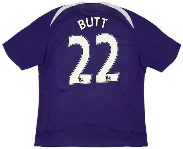 adidas 2008-09 Newcastle Away Shirt Butt #22 - 7/10 - (XL)