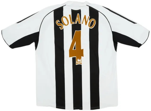 adidas 2005-07 Newcastle Home Shirt Solano #4 - 6/10 - (XL)
