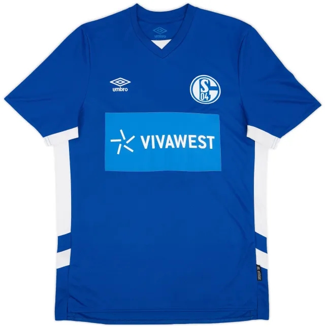 Umbro 2021-22 Schalke Home Shirt - 8/10 - (L)