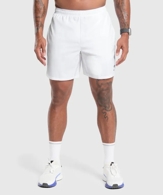 Gymshark Arrival 7 Shorts - White