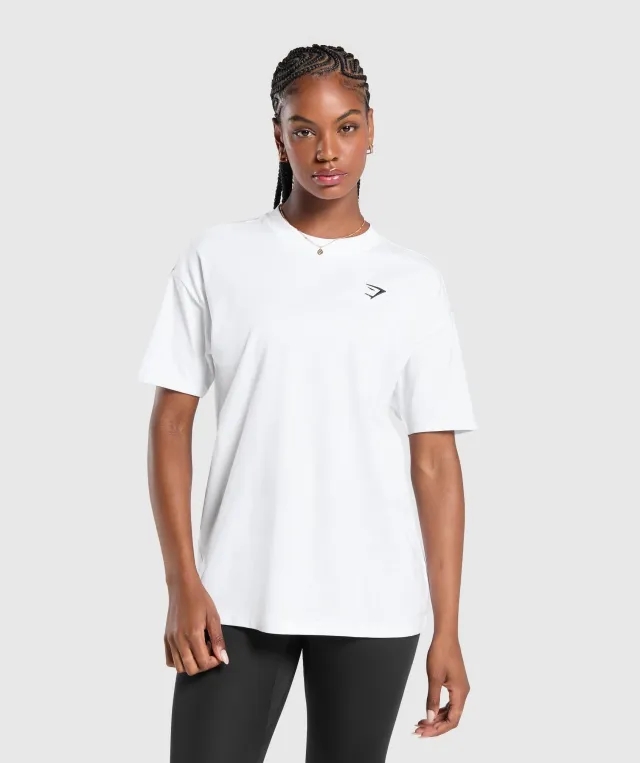 Gymshark Training Oversized T-Shirt - White