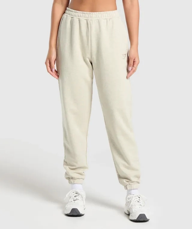 Gymshark Rest Day Sweats Joggers - Beige Marl