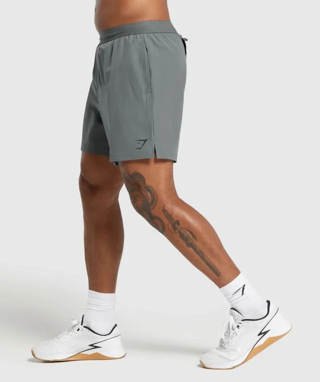 Gymshark Land to Water 6 Shorts - Pitch Grey