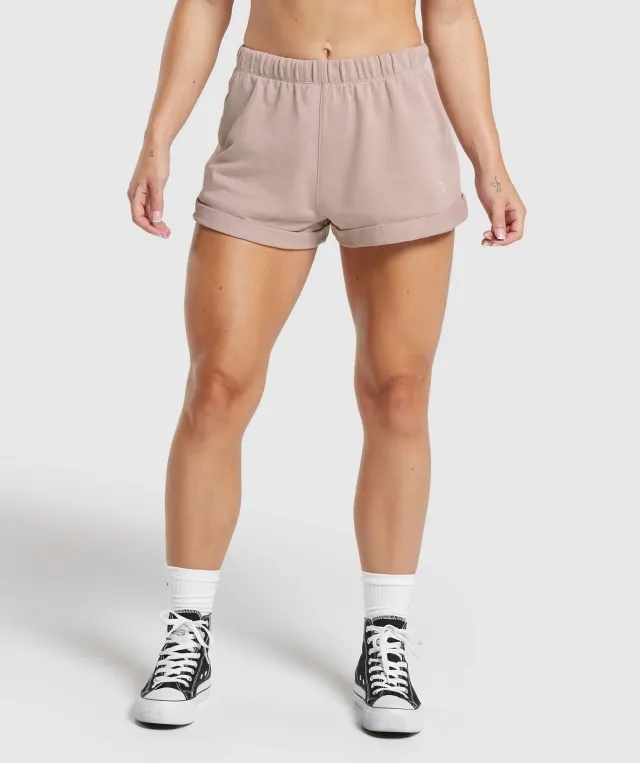 Gymshark Lifting Loose Shorts - Stone Pink